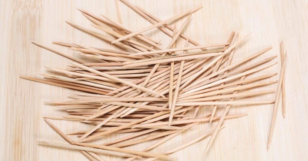 toothpicks and oral wellness